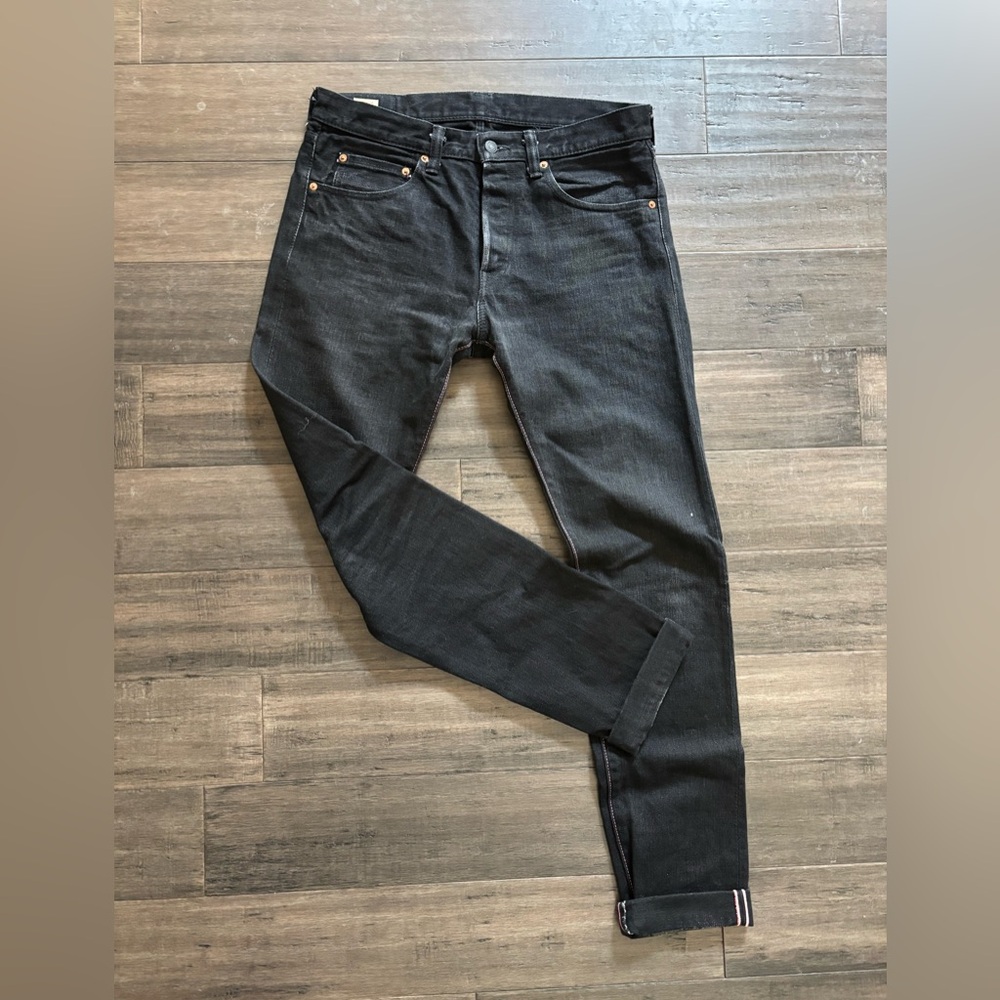 Momotaro Japanese black denim
